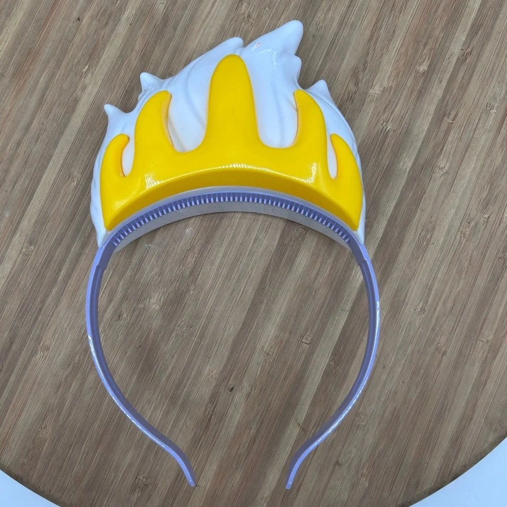 Disney Parks Light Up Ursula Hair w/Crown Plastic‎ Ears Headband.